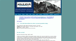 Desktop Screenshot of kolejova.unas.cz