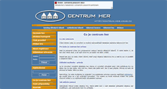 Desktop Screenshot of her.unas.cz