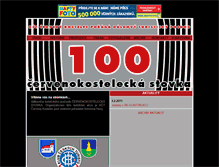 Tablet Screenshot of cervenokostelecka100.unas.cz