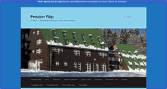 Desktop Screenshot of filip-pension.unas.cz