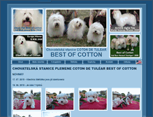 Tablet Screenshot of bestofcoton.unas.cz