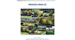 Desktop Screenshot of mracek.unas.cz