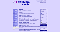 Desktop Screenshot of mobility.unas.cz