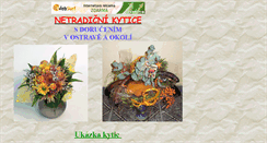 Desktop Screenshot of kytice-netradicne.unas.cz