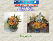 Tablet Screenshot of kytice-netradicne.unas.cz