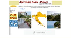 Desktop Screenshot of dalmacie.unas.cz