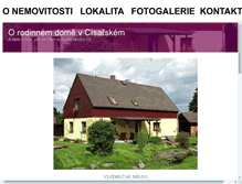 Tablet Screenshot of bydlete.unas.cz