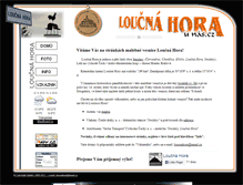 Tablet Screenshot of loucnahora.unas.cz