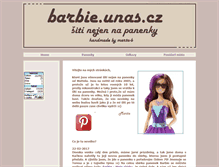 Tablet Screenshot of barbie.unas.cz