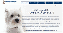 Desktop Screenshot of dovolenasepsem.unas.cz