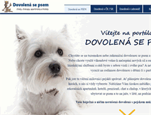 Tablet Screenshot of dovolenasepsem.unas.cz