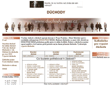 Tablet Screenshot of duchody.unas.cz