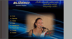 Desktop Screenshot of blizenci.unas.cz