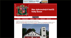 Desktop Screenshot of hasicivelkysenov.unas.cz
