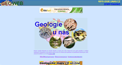 Desktop Screenshot of geologie.unas.cz