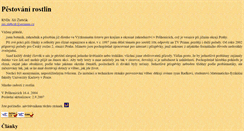 Desktop Screenshot of pestovani-rostlin.unas.cz