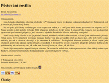 Tablet Screenshot of pestovani-rostlin.unas.cz