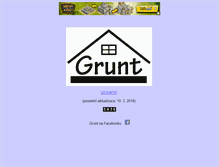Tablet Screenshot of grunt.unas.cz