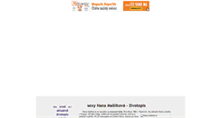 Desktop Screenshot of hana-maslikova.unas.cz
