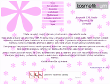 Tablet Screenshot of kosmetikum.unas.cz