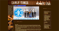 Desktop Screenshot of earlytimes.unas.cz