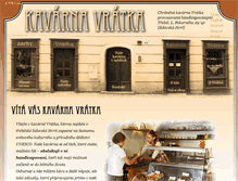 Tablet Screenshot of kavarna-vratka.unas.cz