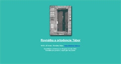 Desktop Screenshot of ortodoncie.unas.cz