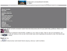 Tablet Screenshot of historiedopravy.unas.cz