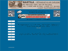 Tablet Screenshot of petanque.unas.cz