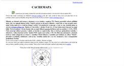 Desktop Screenshot of cachemapa.unas.cz