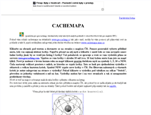 Tablet Screenshot of cachemapa.unas.cz