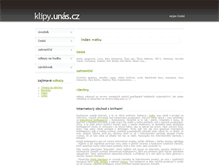 Tablet Screenshot of klipy.unas.cz