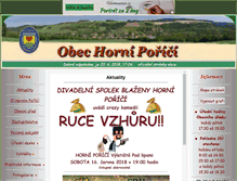 Tablet Screenshot of horniporici.unas.cz