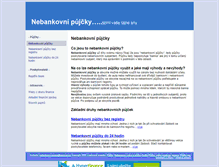 Tablet Screenshot of nebankovni-pujcky.unas.cz