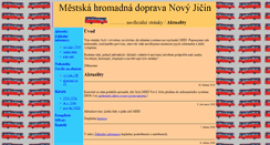Desktop Screenshot of mhdnj.unas.cz