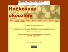 Tablet Screenshot of hackovani.unas.cz
