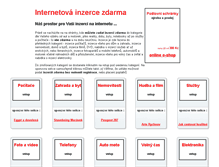 Tablet Screenshot of internetova-inzerce-zdarma.unas.cz