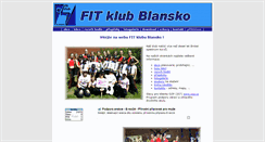 Desktop Screenshot of fitklub.unas.cz