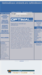 Mobile Screenshot of optimalizace-stranek.unas.cz