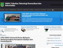 Tablet Screenshot of ftki.unas.ac.id