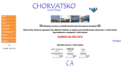 Desktop Screenshot of apartmanychorvatsko.unas.cz