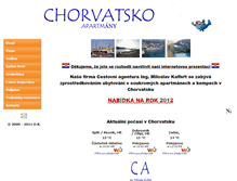 Tablet Screenshot of apartmanychorvatsko.unas.cz