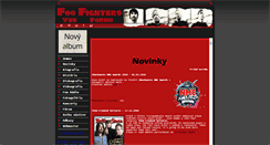 Desktop Screenshot of foofighters.unas.cz