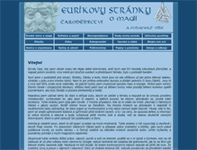 Tablet Screenshot of magie.unas.cz