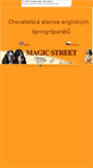 Mobile Screenshot of magicstreet.unas.cz