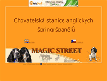 Tablet Screenshot of magicstreet.unas.cz