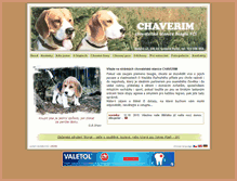 Tablet Screenshot of chov-beagle.unas.cz