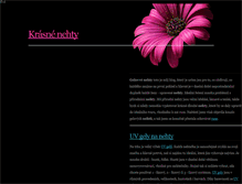 Tablet Screenshot of gelove-nehty.unas.cz