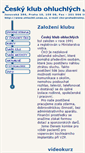Mobile Screenshot of ohluchli.unas.cz