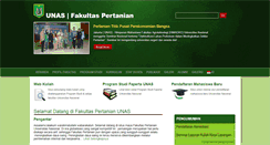 Desktop Screenshot of ftan.unas.ac.id
